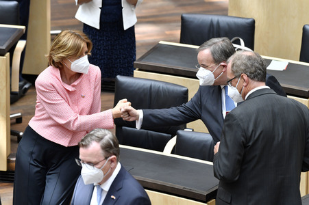 Besuch des niederländischen Königspaars im Bundesrat in Berlin