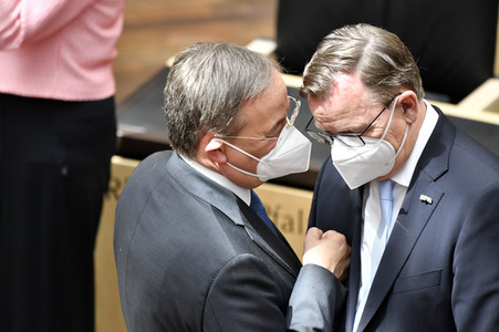 Besuch des niederländischen Königspaars im Bundesrat in Berlin