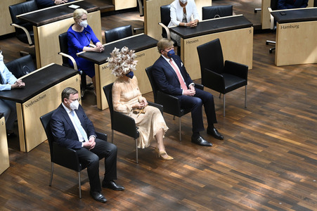 Besuch des niederländischen Königspaars im Bundesrat in Berlin