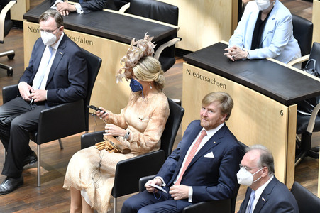 Besuch des niederländischen Königspaars im Bundesrat in Berlin