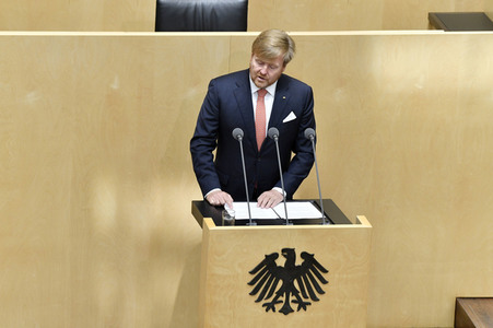 Besuch des niederländischen Königspaars im Bundesrat in Berlin