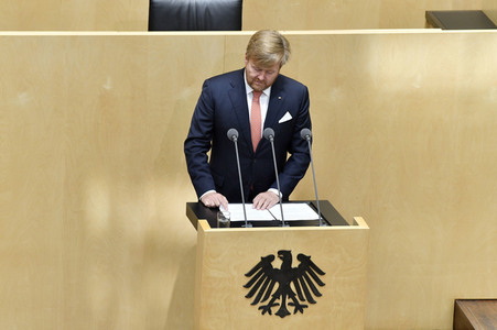 Besuch des niederländischen Königspaars im Bundesrat in Berlin