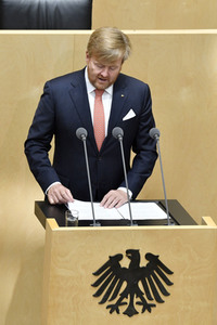 Besuch des niederländischen Königspaars im Bundesrat in Berlin