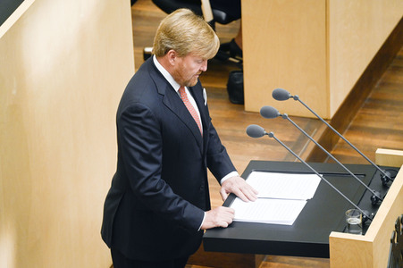 Besuch des niederländischen Königspaars im Bundesrat in Berlin