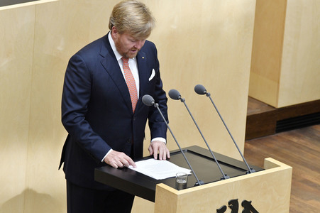 Besuch des niederländischen Königspaars im Bundesrat in Berlin