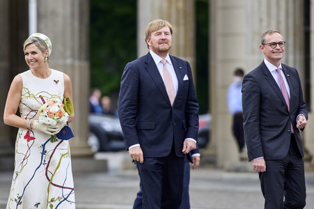 Fototermin mit König Willem-Alexander und Königin Maxima der Niederlande in Berlin