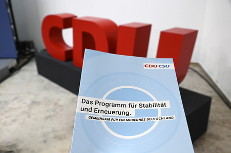 Vorstellung der Bundestagswahlkampfkampagne der CDU in Berlin