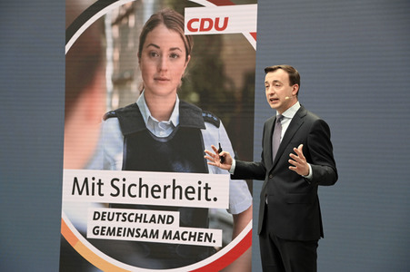 Vorstellung der Bundestagswahlkampfkampagne der CDU in Berlin