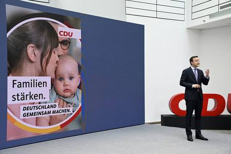 Vorstellung der Bundestagswahlkampfkampagne der CDU in Berlin