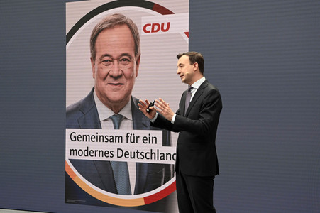 Vorstellung der Bundestagswahlkampfkampagne der CDU in Berlin