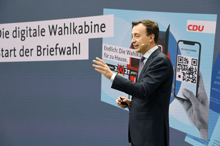 Vorstellung der Bundestagswahlkampfkampagne der CDU in Berlin