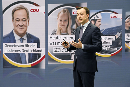 Vorstellung der Bundestagswahlkampfkampagne der CDU in Berlin