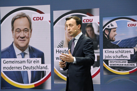 Vorstellung der Bundestagswahlkampfkampagne der CDU in Berlin