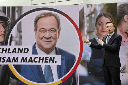 Vorstellung der Bundestagswahlkampfkampagne der CDU in Berlin