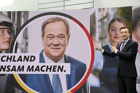 Vorstellung der Bundestagswahlkampfkampagne der CDU in Berlin