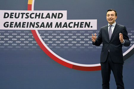 Vorstellung der Bundestagswahlkampfkampagne der CDU in Berlin