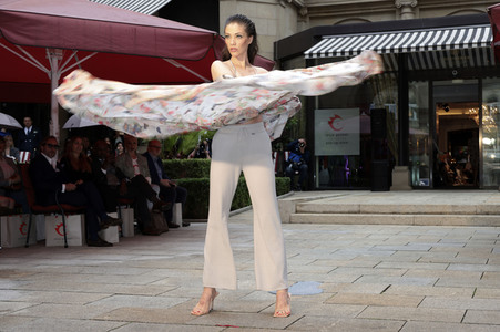 Anja Gockel Fashionshow S 22 auf der Frankfurt Fashion Week SS 2022