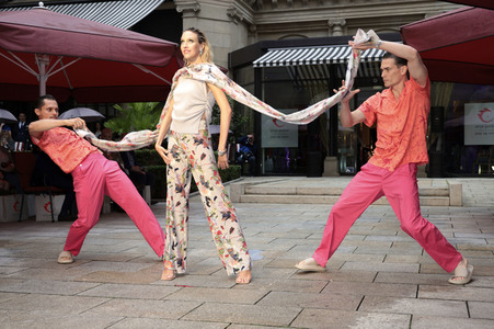 Anja Gockel Fashionshow S 22 auf der Frankfurt Fashion Week SS 2022