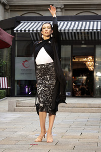 Anja Gockel Fashionshow S 22 auf der Frankfurt Fashion Week SS 2022