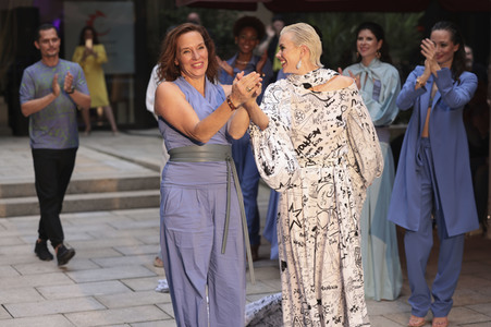 Anja Gockel Fashionshow S 22 auf der Frankfurt Fashion Week SS 2022