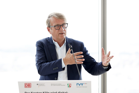 Pressetermin 'Der Knoten Köln der Deutschen Bahn wird digital' in Köln