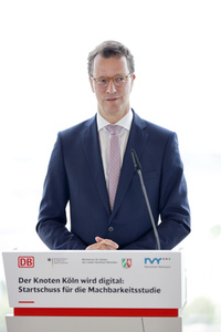 Pressetermin 'Der Knoten Köln der Deutschen Bahn wird digital' in Köln