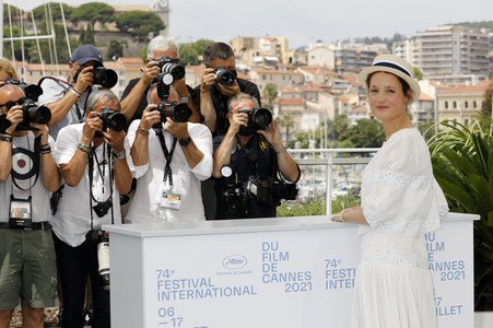 Photocall 'Bergman Island', Cannes Film Festival 2021