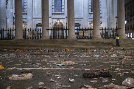 Italien-Fans feiern den EM-Sieg in London