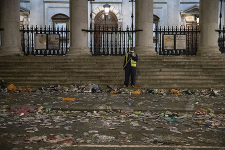 Italien-Fans feiern den EM-Sieg in London