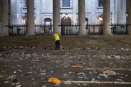 Italien-Fans feiern den EM-Sieg in London