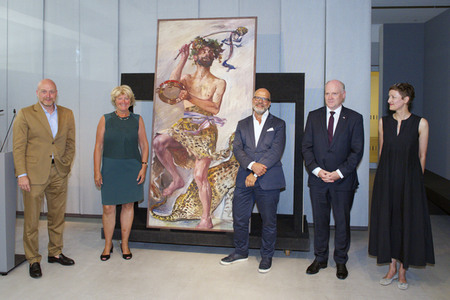 Pressekonferenz zum Neuerwerb 'Bacchant' von Lovis Corinth in Berlin