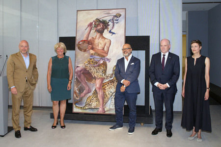 Pressekonferenz zum Neuerwerb 'Bacchant' von Lovis Corinth in Berlin