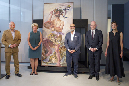 Pressekonferenz zum Neuerwerb 'Bacchant' von Lovis Corinth in Berlin