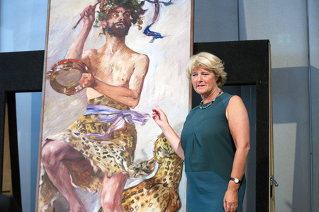 Pressekonferenz zum Neuerwerb 'Bacchant' von Lovis Corinth in Berlin