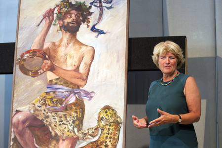 Pressekonferenz zum Neuerwerb 'Bacchant' von Lovis Corinth in Berlin