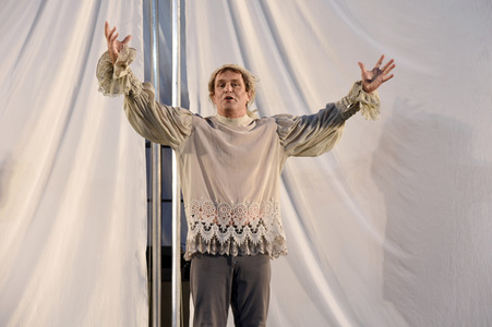 Theaterprobe 'Jedermann - Das Spiel vom Sterben des reichen Mannes' in Salzburg
