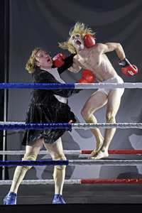 Theaterprobe 'Jedermann - Das Spiel vom Sterben des reichen Mannes' in Salzburg