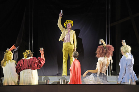 Theaterprobe 'Jedermann - Das Spiel vom Sterben des reichen Mannes' in Salzburg