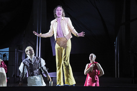 Theaterprobe 'Jedermann - Das Spiel vom Sterben des reichen Mannes' in Salzburg