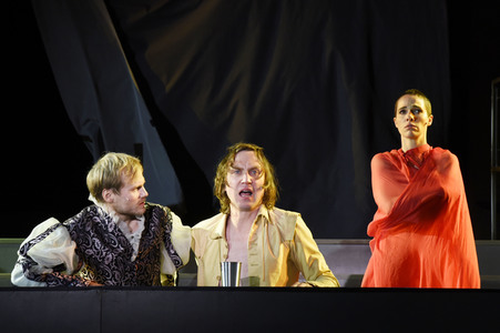 Theaterprobe 'Jedermann - Das Spiel vom Sterben des reichen Mannes' in Salzburg