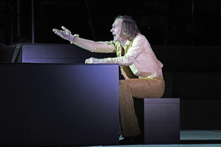 Theaterprobe 'Jedermann - Das Spiel vom Sterben des reichen Mannes' in Salzburg