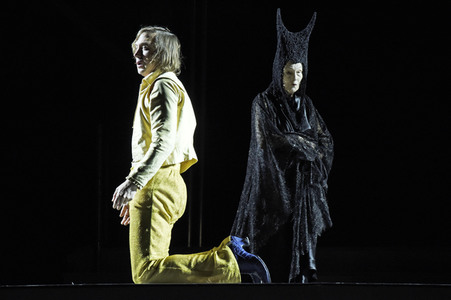 Theaterprobe 'Jedermann - Das Spiel vom Sterben des reichen Mannes' in Salzburg