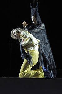 Theaterprobe 'Jedermann - Das Spiel vom Sterben des reichen Mannes' in Salzburg