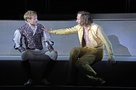 Theaterprobe 'Jedermann - Das Spiel vom Sterben des reichen Mannes' in Salzburg