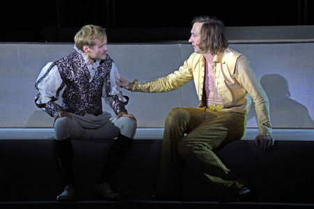 Theaterprobe 'Jedermann - Das Spiel vom Sterben des reichen Mannes' in Salzburg
