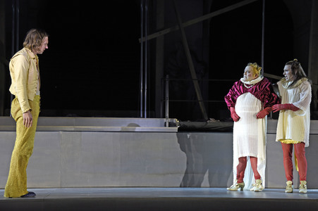 Theaterprobe 'Jedermann - Das Spiel vom Sterben des reichen Mannes' in Salzburg