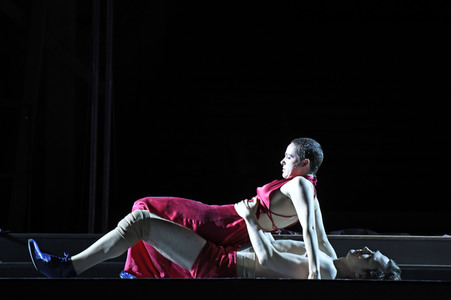 Theaterprobe 'Jedermann - Das Spiel vom Sterben des reichen Mannes' in Salzburg