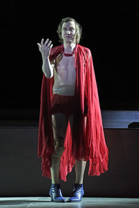 Theaterprobe 'Jedermann - Das Spiel vom Sterben des reichen Mannes' in Salzburg