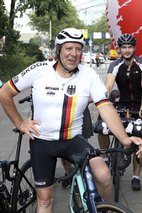 Zieleinlauf der HerzRadtour in Hamburg