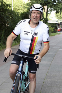 Zieleinlauf der HerzRadtour in Hamburg